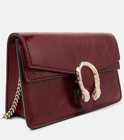 mytheresa gucci dionysus|Dionysus Medium patent leather shoulder bag .